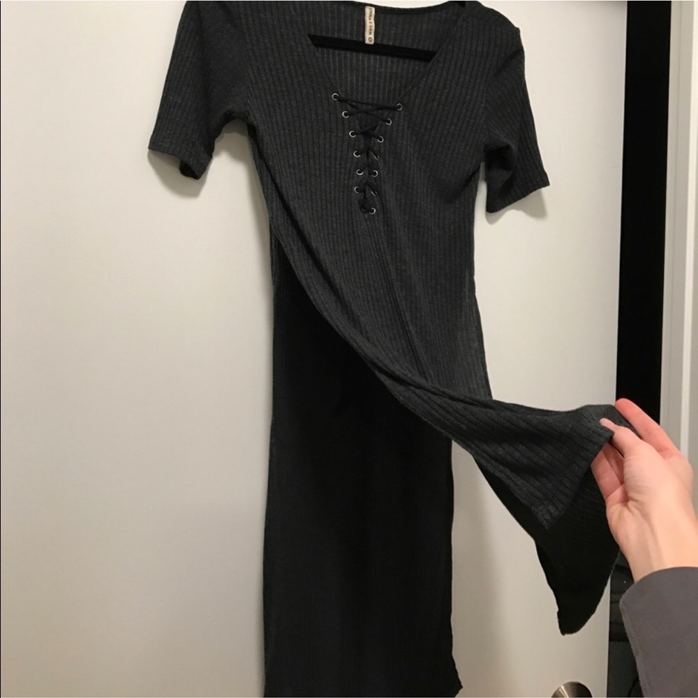LF gray top